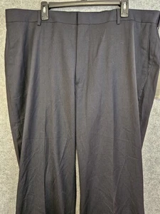 Covington Dress Suit Pants 44x30 Black Flat Front Straight Leg All Seasons NEW - Picture 1 of 10