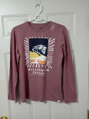 Camisa Gap Star Wars Estampado Gráfico Manga Larga Rosa Pálido Niños Talla XXL Foto 1 de 4