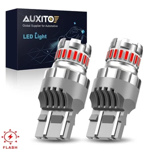 7443 7440 7444 Freno Rojo LED Flash Estroboscópico Alerta Luz Trasera Brillante/Bombillas de Estacionamiento - Imagen 1 de 24