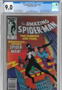 1984 Marvel Amazing Spiderman 252 CGC 9.0 1st Black Suit NEWSSTAND VARIANT RARE - Picture 1 of 1