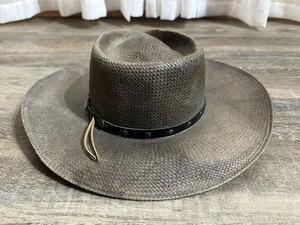 Stetson Tanya Fe Hat Womens Size 7 1/8 Handwoven Formosan - Picture 1 of 17