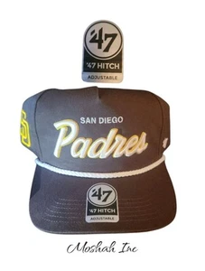 '47 Brand MLB San Diego Padres Hitch Rope Brrr Cooling Snapback Hat Cap - Bild 1 von 5