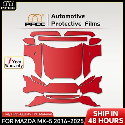 2016-2025 Mazda MX-5 MX5 FULL FRONT PreCut Paint Protection Film Clear Bra PPF - Image 1 of 4