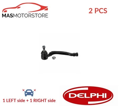TRACK ROD END RACK END PAIR FRONT DELPHI TA2934 2PCS I NEW OE REPLACEMENT - Image 1 of 4