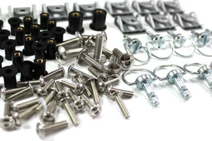 Kit de sujetadores y pernos de pantalla de carenado de acero inoxidable Ducati 748 916 996 998 Dzus - Imagen 1 de 9