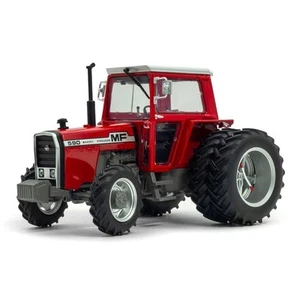 Universal Hobbies 1/32 Massey Ferguson 590 4WD Tractor w Rear Dual Wheels UH6766 - Picture 1 of 4