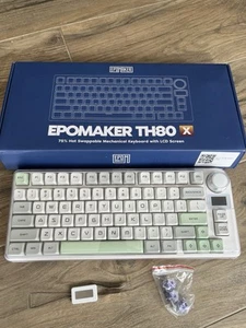 EPOMAKER TH80-X 75% Layout 2.4ghz/Bluetooth/USB-C Wired Wireless, 24 Hour Post - Photo 1/5