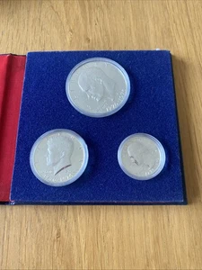 1976 Bicentennial Silver Proof Set U.S. Mint 3 Coin Set (27041) - Bild 1 von 7