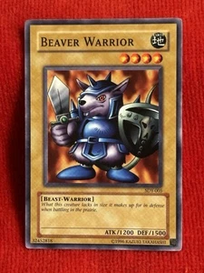 Yu Gi Oh! Beaver Warrior SDY-005 Card - Picture 1 of 2