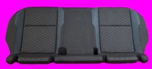 VW Golf VII Variant BV5 Sitzbank Sitzpolster hinten titanschwarz-petrol 26 JVH👍 - Bild 1 von 10