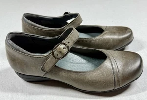 Dansko Fawna Mary Jane Women's Sz 37/6.5-7 Gray Clog  Shoes Comfort - Picture 1 of 9