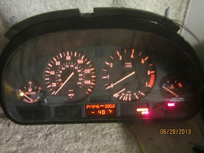 97 1997 BMW 528i Speedometer Instrument Cluster Oem 247k Miles 62118375897 - Изображение 1 из 4