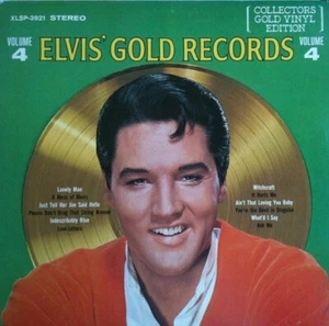 ELVIS PRESLEY Elvis' Golden Records Volume 4 LP Canadian RCA 1978 Gold Vinyl Pop - Picture 1 of 6