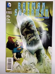 Batman/Superman #3 DC Comics 2013 nuovo 52 Darkseid, Greg Pak & Jae Lee quasi nuovo - Foto 1 di 2