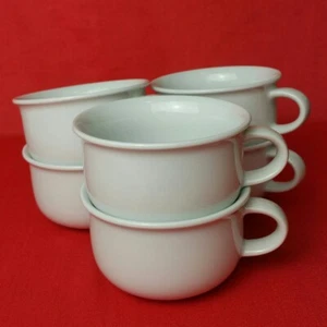 6 tazas de té Arzberg daily blancas tazas de té tazas de té 230 ml porcelana  - Imagen 1 de 2