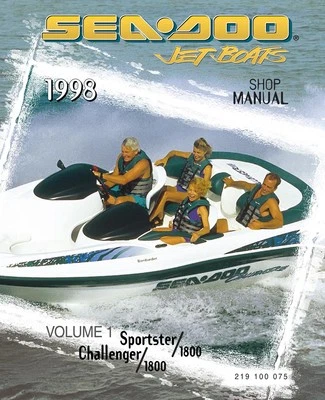 Sea-Doo 1998 Sportster, Challenger, 1800 Service Shop Repair Manual 219100075