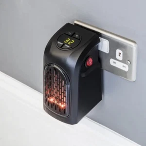 STUFA ELETTRICA RISCALDAMENTO STUFETTA A BASSO CONSUMO PORTATILE 400 W - Foto 1 di 6