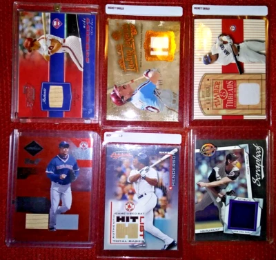 2001-'04 ЛОТ ИЗ 6 GU BAT GJ SN#D 2 ЦВЕТА НАШИВКИ: HOFS HENDERSON JOHNSON И МНОГОЕ ДРУГОЕ - Изображение 1 из 4