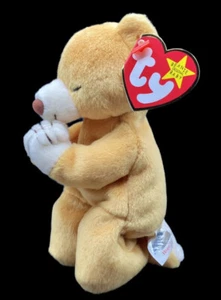 1998 Ty beanie baby Hope errori in pensione etichette come nuove l'orso come nuovo ha OGNI errore - Foto 1 di 10