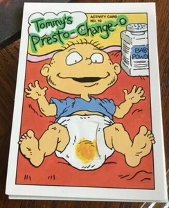 Tarjeta de actividad Topps Nickelodeon Tommy's Presto-Change-O 1993 #10 - Imagen 1 de 2