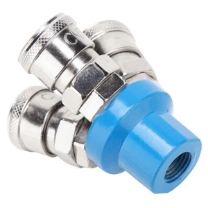 Round 3 Way Air Hose Splitter Air Manifold Fitting Air Pump Air Compressor Co... - Picture 1 of 9