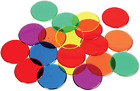 Transparent Color Counting Chips - 250 Pieces, Ages 5+ Math Counters for Kids