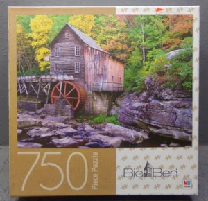 ROMPECABEZAS MILTON BRADLEY BIG BEN 750 PIEZAS - MOLINO GRIS DE VIRGINIA OESTE - Imagen 1 de 2