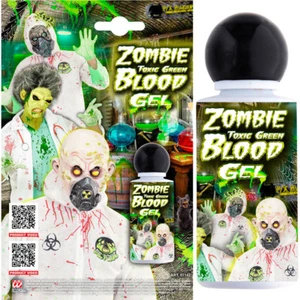 FX ZOMBIE BLUTGEL GRÜN # Alien biohazard Toxisch Gift Blut Schminke Labor Makeup - Bild 1 von 3