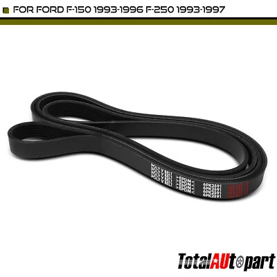 Cinturón serpentino 102 pulgadas para Ford Mustang Bronco GMC Yukon C1500 Suburban Buick Foto 1 de 4