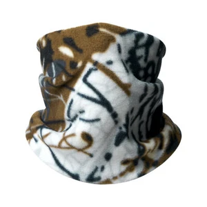 Camo Winter Neck Warmer Gaiter Ski Fleece Warm Windproof Face Scarf Cover Mask - Picture 1 of 5
