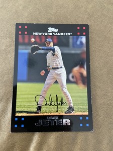 2007 Topps Derek Jeter #NYY1 Yankees