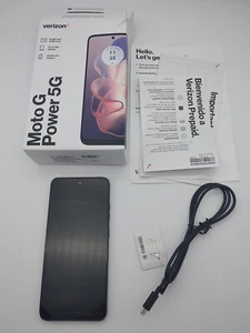 Moto G Power 5G 2024 XT2415VPP Midnight Blue 128GB/8GB Verizon Locked Prepaid - Picture 1 of 10