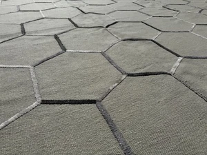 9x12 HANDMADE CONTEMPORARY RUG handwoven modern oriental wool silk geometric big - Picture 1 of 16