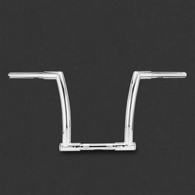 Manillar colgador cromo 12" elevación tamaño mono para Harley Road Glide Road King Foto 1 de 4