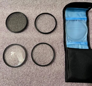 Andoer 72mm UV ,72mm Star+8, 72mm CPL ,72mm Close-up +4 set with Carry Pouch New - Picture 1 of 8