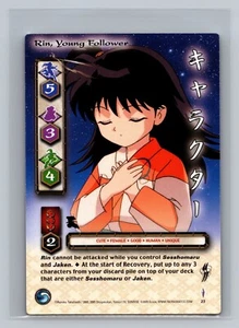 Rin Young Follower #23 InuYasha TCG Yokai 1st Edition Trading Card CCG First C - Picture 1 of 2