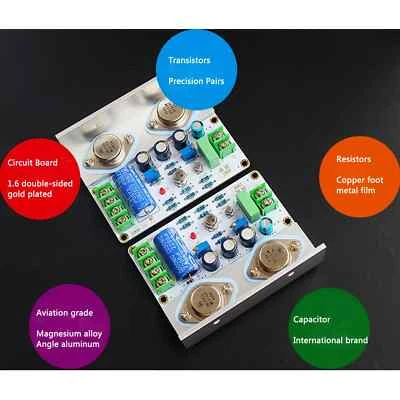 1Paar JLH 1969 reine Klasse A Verstärker fertige Platine 10W Mit Kühlkörper - Bild 1 von 4