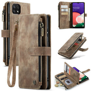 CaseMe for Samsung Galaxy A12 A22 A32 F42 5G Wallet Case Leather Card slot cover