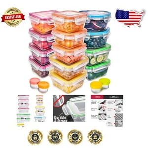 Complete Kitchen Organization with 34-Piece Leakproof Food Storage Containers - Picture 1 of 9
