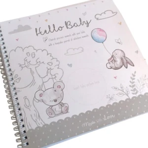 Baby Record Book Baby Keepsake Journal Baby's First Year Baby Shower Gift - Picture 1 of 9