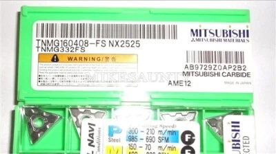 10Pcs/Box New TNMG160408-FS NX2525 TNMG332FS Mitsubishi Carbide Inserts Plc lg
