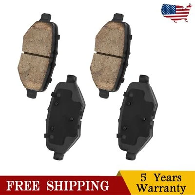 Rear Ceramic Brake Pad Set For Ford Police Interceptor Sedan 2013-2019 Taurus Foto 1 de 4