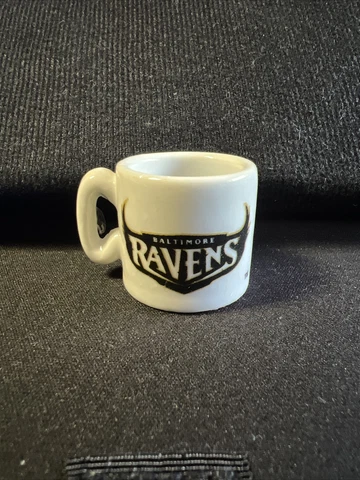 Baltimore Ravens MINI MUG 1.25'' High Porcelain Cover