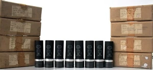 EF55 CV173 Mullard Black Coated Glass valve tube Made in Gt.Britain 8Pcs - Picture 1 of 10