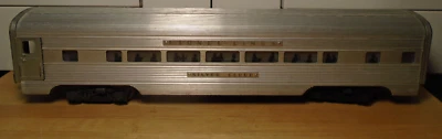 1952-59 VINTAGE LIONEL #2533 O GAUGE SILVER CLOUD ILLUMINATED PASSENGER CAR - Image 1 of 4