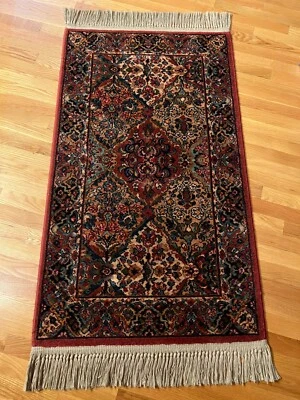 Karastan Wool Rug 700 Series 717 Kirman Panel Kirman Multicolor 2ft 6.25in X 5ft - Image 1 of 4