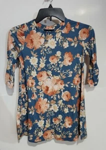 Litlles Girls Size 7/8 Dress Longsleeved Amy Byer Brand Floral Preowned - Picture 1 of 5