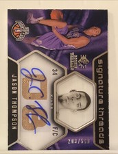 2008-09 SP Rookie Threads #72 Jason Thompson #203/599 RC AUTO
