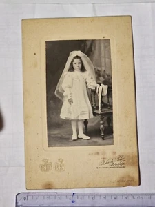 Foto old Photo Ritratto Bambina R. Peli Bologna GA541 ^ - Imagen 1 de 2