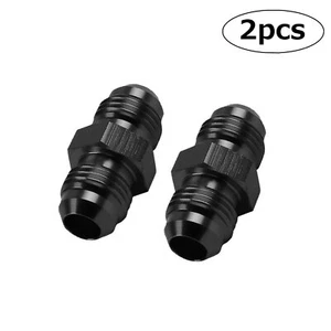 2Pcs -6AN Male to -6AN Male Flare Hose End Fitting Adapter For Fuel Systems - Picture 1 of 5